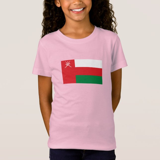 T-Shirt Drapeau d'Oman (Devant)