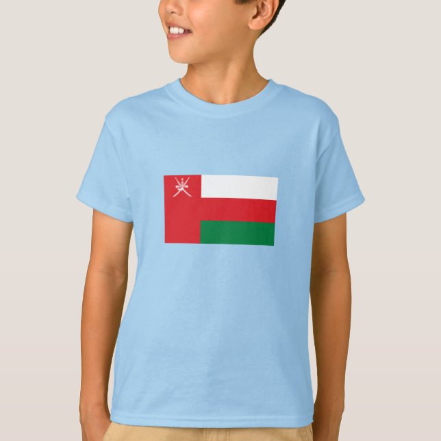 T-shirt Drapeau d'Oman (Devant)