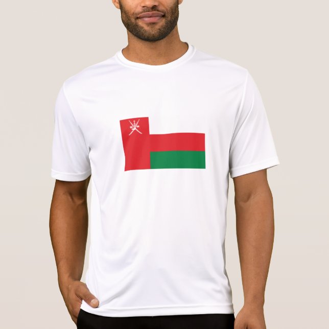 T-shirt Drapeau d'Oman (Devant)
