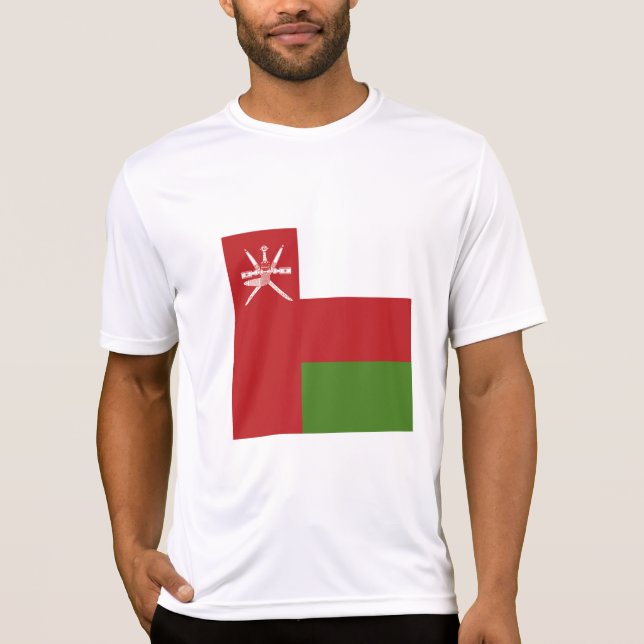 T-shirt Drapeau d'Oman (Devant)