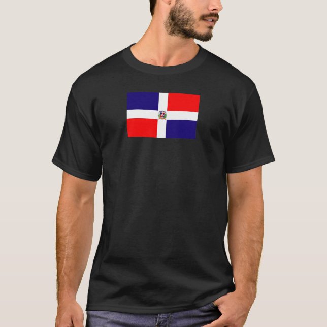 T-shirt Drapeau dominicain (Devant)