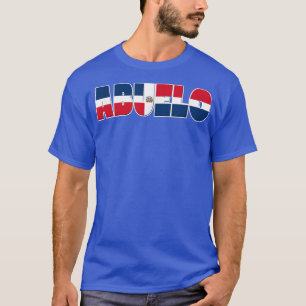 T-shirt Drapeau dominicain Mens Abuelo Tee pour grand-père