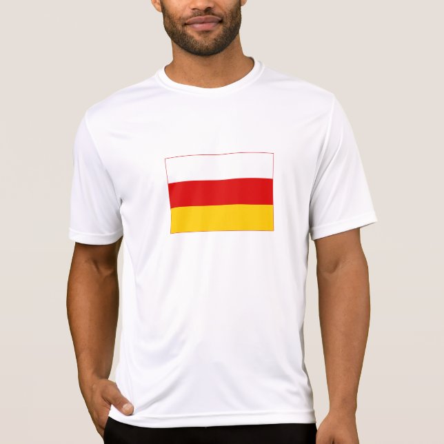 T-shirt Drapeau d'Ossétie du Sud (Devant)