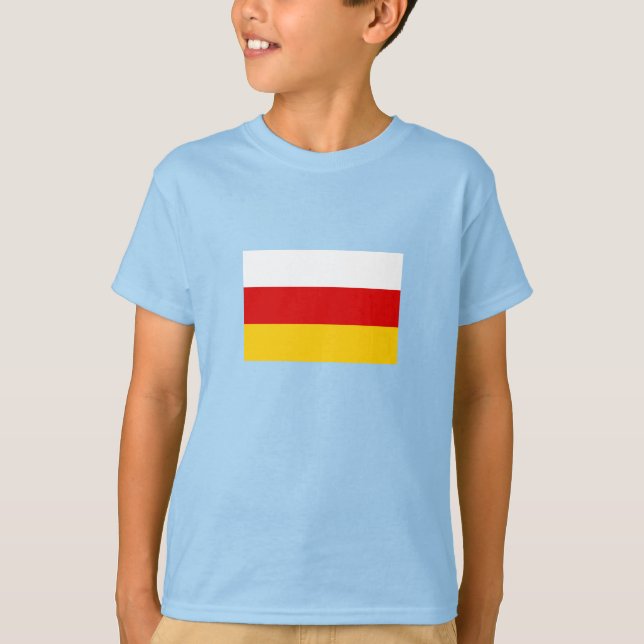 T-shirt Drapeau d'Ossétie du Sud (Devant)
