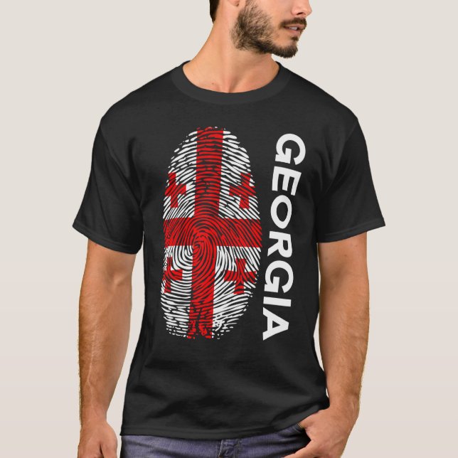 T-shirt Drapeau Drapeau Drapeau Drapeau Drapeau D'Empreint (Devant)