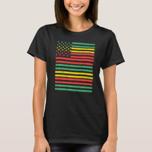 T-shirt Drapeau Drapeau Femmes Noires Hommes Melanin Maman