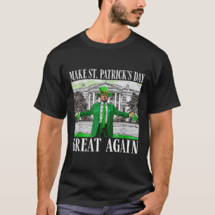 T-shirt Drapeau drôle de la Saint-Patrick pour rendre la f