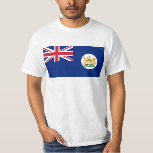 T-shirt Drapeau du 英屬香港 de Hong Kong (1959 - 1997)