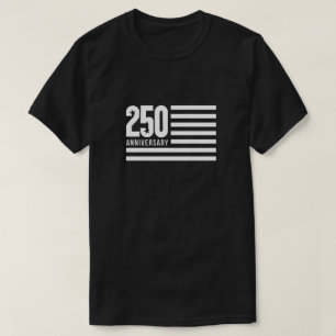 T-shirt Drapeau du 250e anniversaire