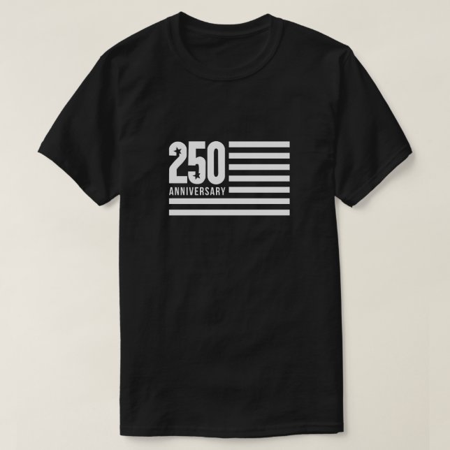 T-shirt Drapeau du 250e anniversaire (Design devant)