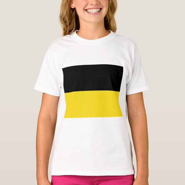 T-shirt Drapeau du Bade-Wurtemberg (État allemand) (Devant)