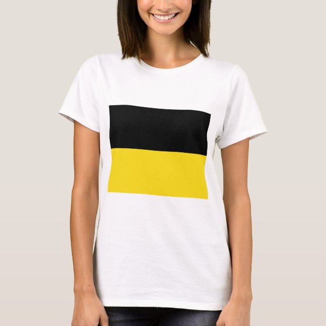 T-shirt Drapeau du Bade-Wurtemberg (État allemand) (Devant)