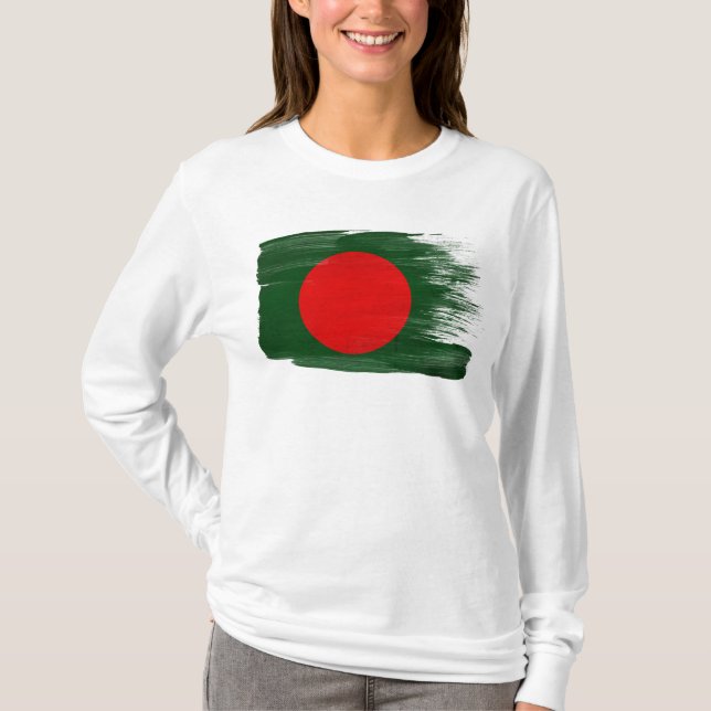 T-shirt Drapeau du Bangladesh (Devant)