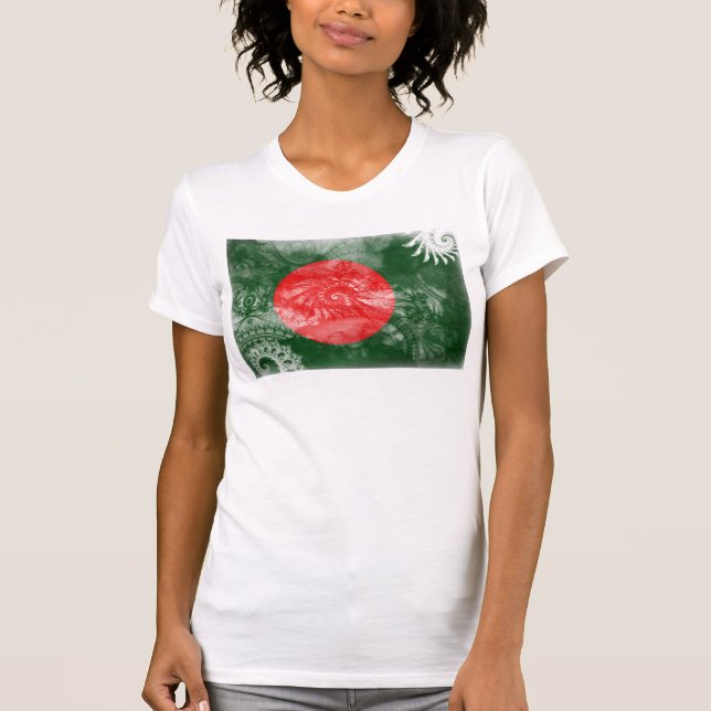 T-shirt Drapeau du Bangladesh (Devant)