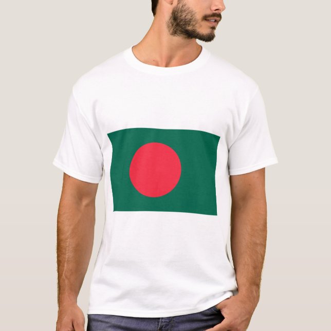 T-shirt Drapeau du Bangladesh (Devant)