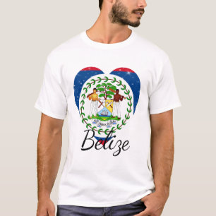 T-shirt Drapeau du Belize.