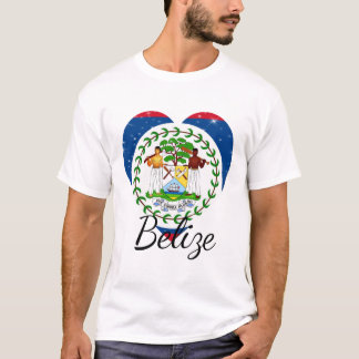 T-shirt Drapeau du Belize.