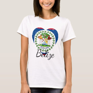 T-shirt Drapeau du Belize.