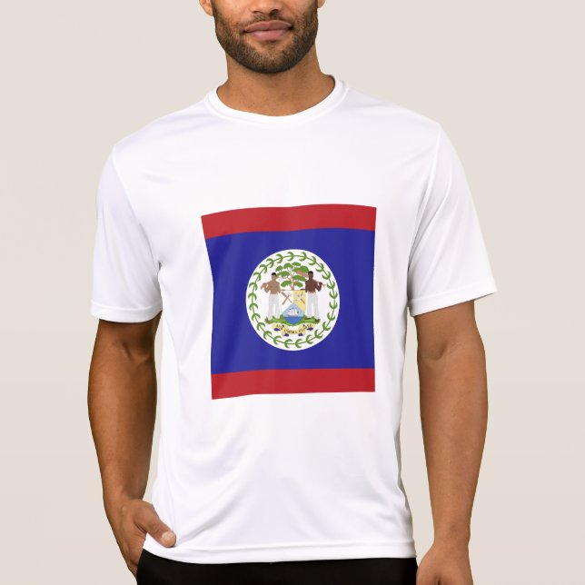 T-shirt Drapeau du Belize (Devant)