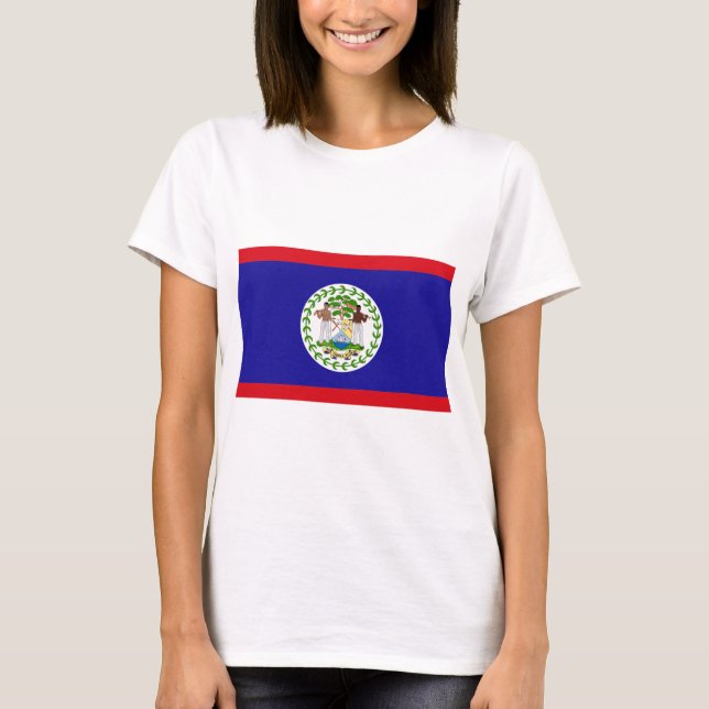 T-shirt Drapeau du Belize (Devant)