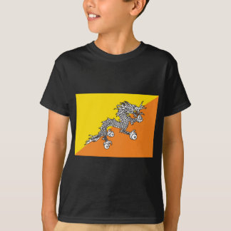 T-shirt Drapeau du Bhutan