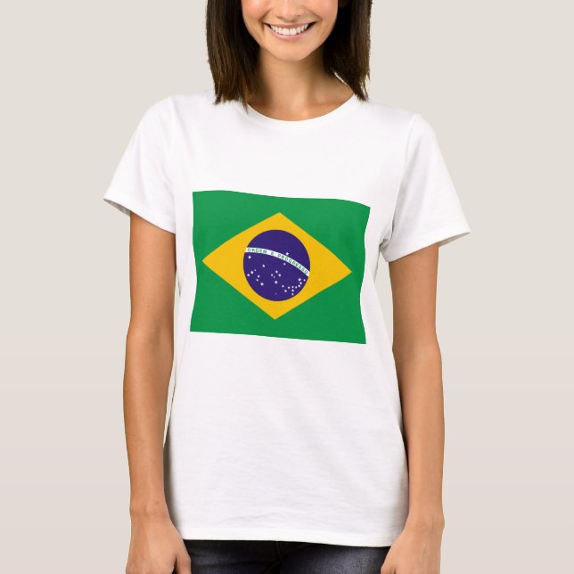 T-shirt Drapeau du Brésil (Devant)