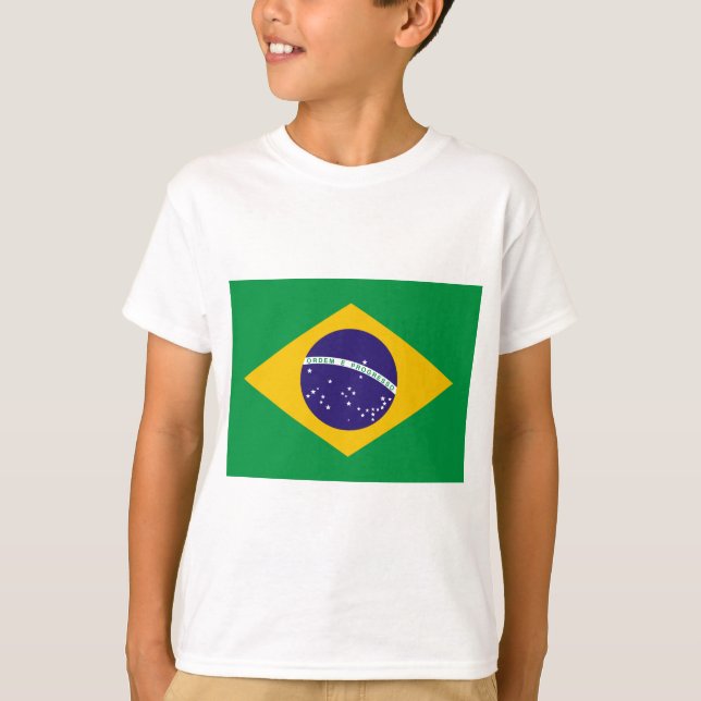 T-shirt Drapeau du Brésil (Devant)