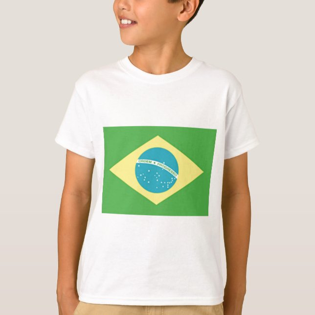T-shirt Drapeau du Brésil (Devant)