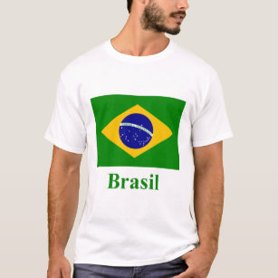 drapeau brésilien A5 fer transfert sur T-Shirt le Brésil