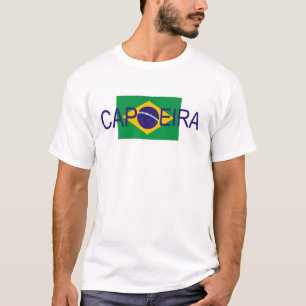 T-shirt drapeau du Brésil de capoeira