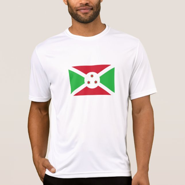 T-shirt Drapeau du Burundi patriotique (Devant)
