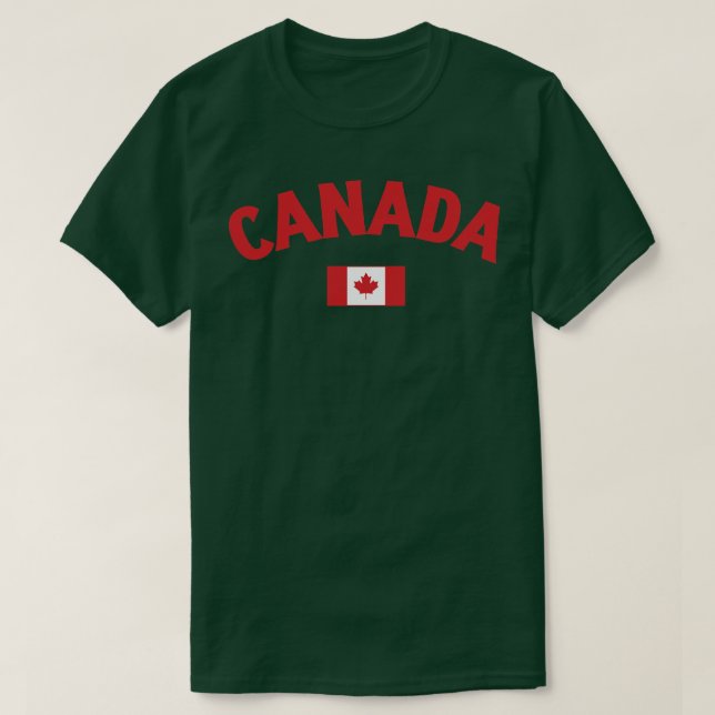 T-shirt Drapeau du Canada (Design devant)