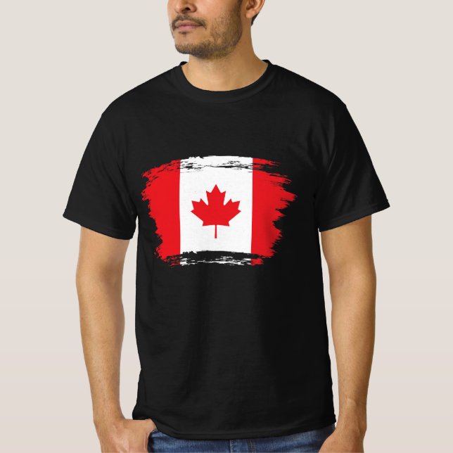 T-shirt Drapeau du Canada (Devant)