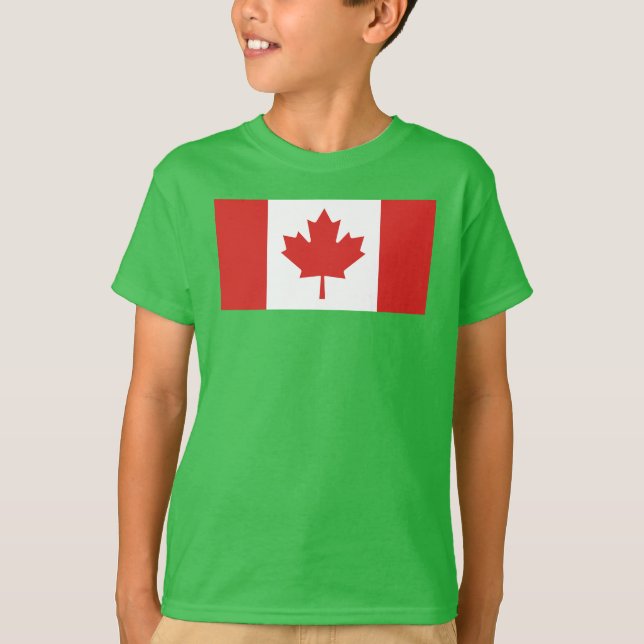 T-shirt Drapeau du Canada (Devant)