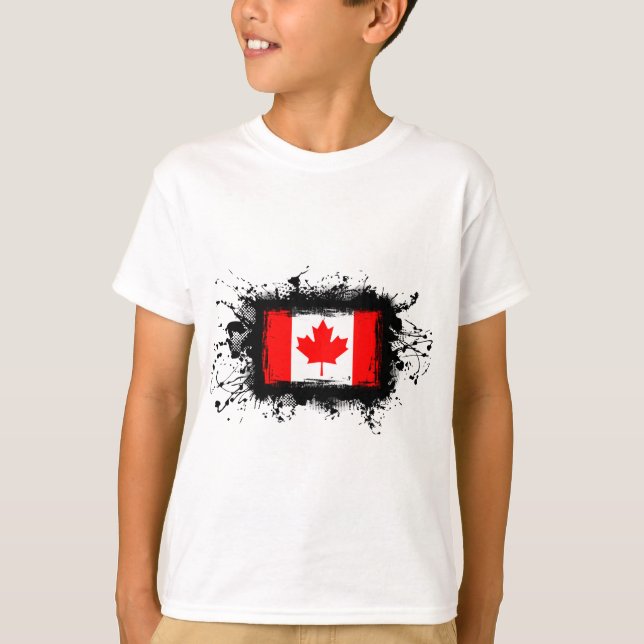 T-shirt Drapeau du Canada (Devant)