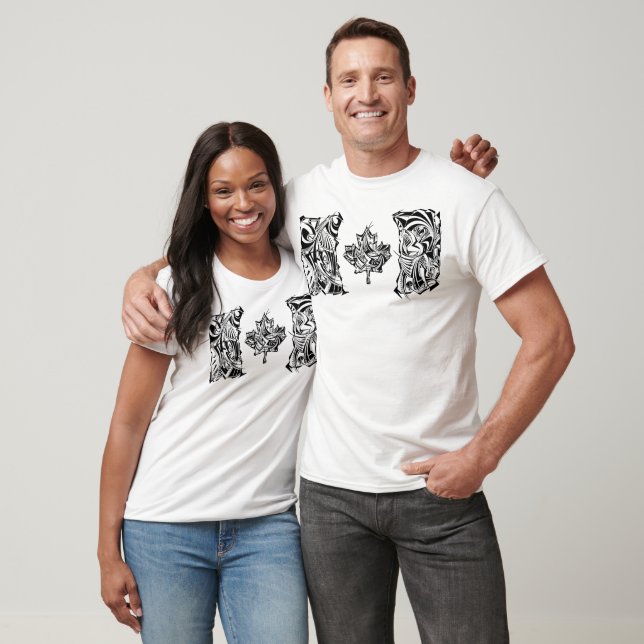 T-shirt Drapeau du Canada (Unisexe)