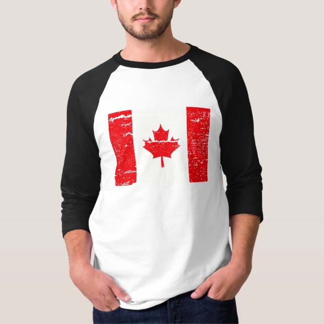 T-SHIRT DRAPEAU DU CANADA (Devant)
