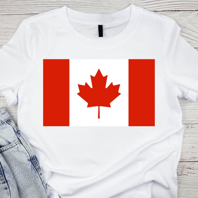 T-shirt Drapeau du Canada (Créateur téléchargé)