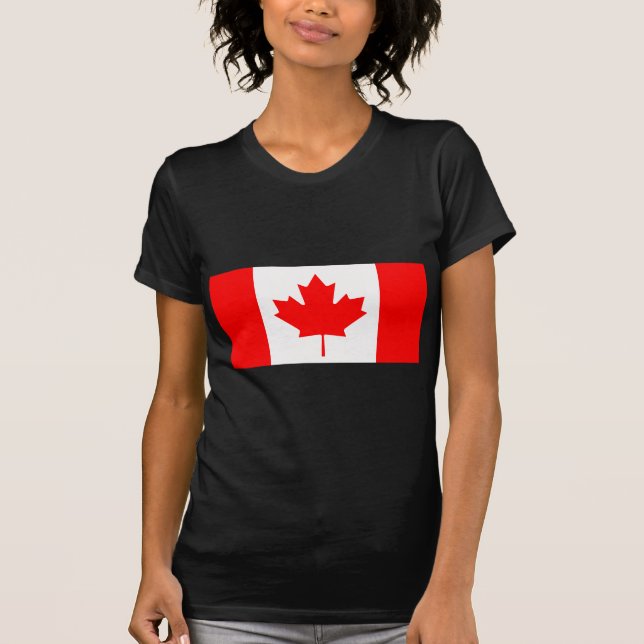 T-shirt Drapeau du Canada (Devant)