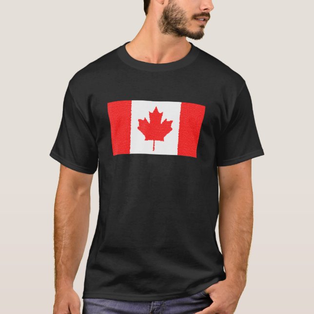 T-shirt Drapeau du Canada (Devant)