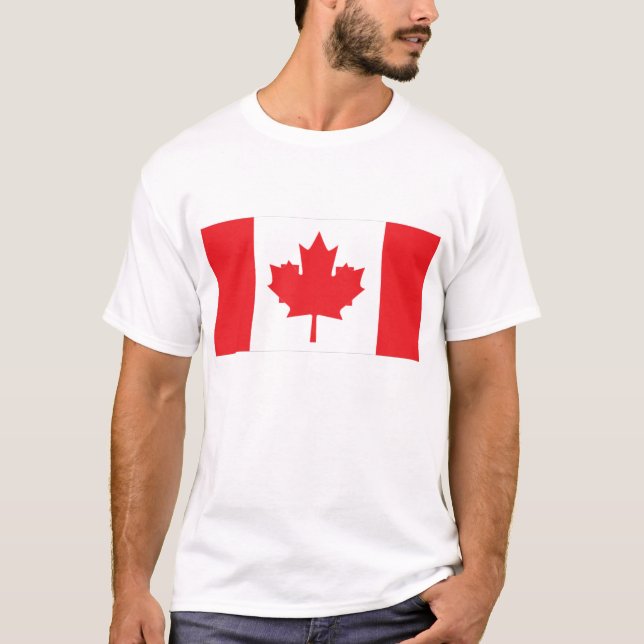 T-shirt Drapeau du Canada Chemise pour enfants (Devant)