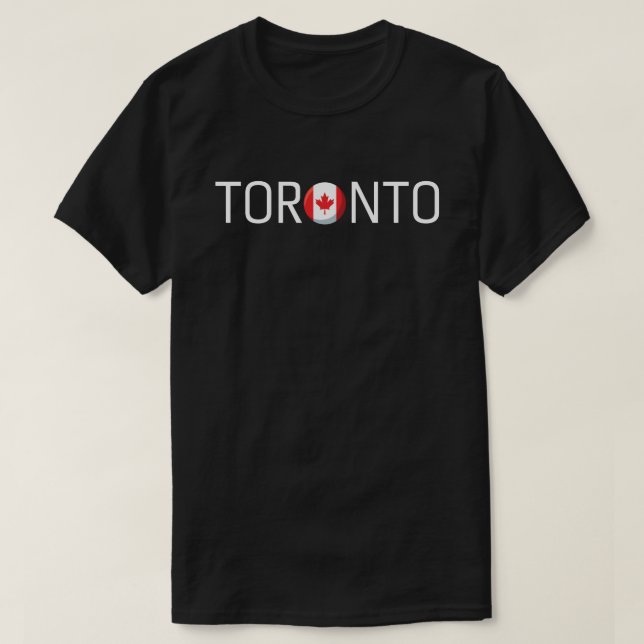 T-shirt Drapeau du Canada de Toronto (Design devant)