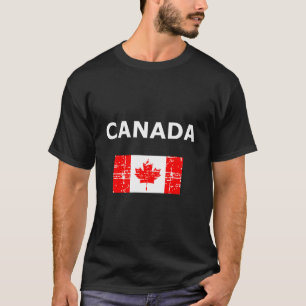 T-shirt Drapeau du Canada La feuille d'érable canadienne