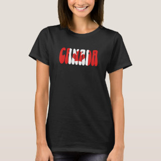 T-shirt Drapeau du Canada Souvenir de vacances Canadien Am