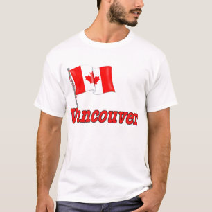 T-shirt Drapeau du Canada - Vancouver