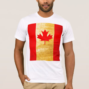 T-shirt Drapeau du Canada Vintage