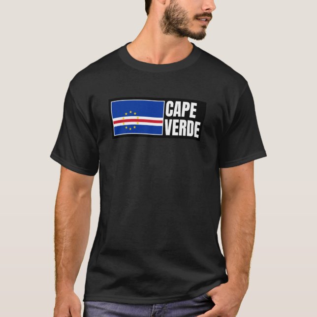 T-shirt Drapeau du Cap-Vert (Devant)
