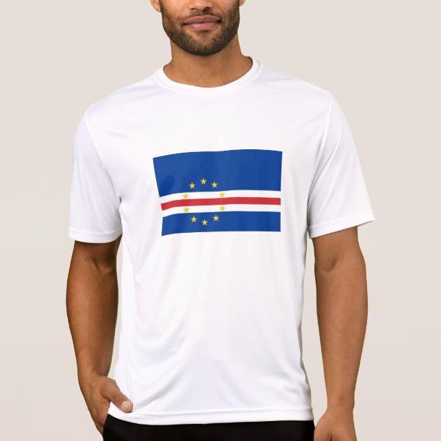T-shirt Drapeau du Cap-Vert (Devant)