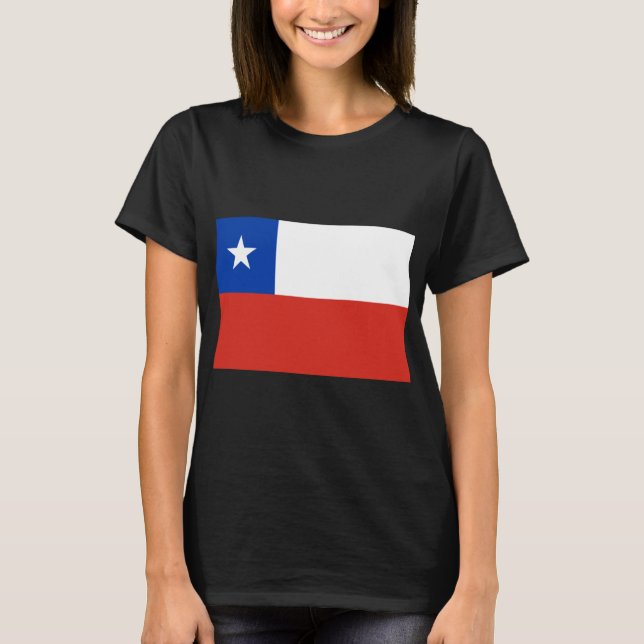 T-shirt Drapeau du Chili (Devant)