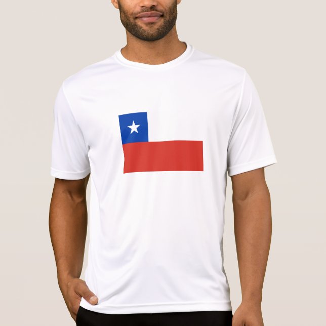 T-shirt Drapeau du Chili (Devant)